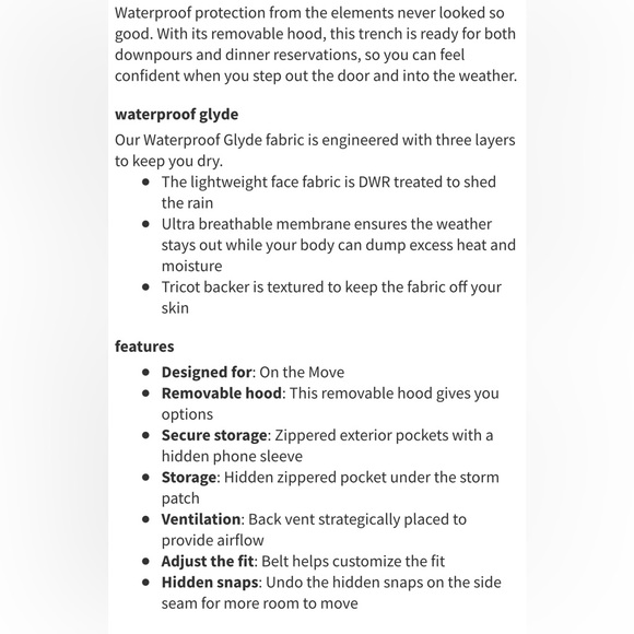 Lululemon Always There Trench Coat - Picture 8 of 8